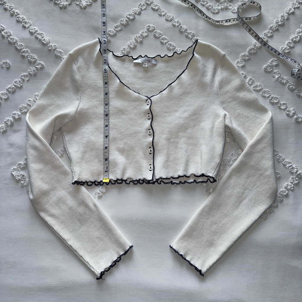 Lettuce Trim Cardigan - Picture 7 of 7